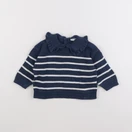 Vertbaudet - pull bleu - 12 mois