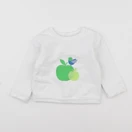 Jacadi - sweat blanc - 12 mois