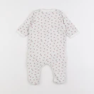 Petit Bateau - pyjama coton blanc - 3 mois