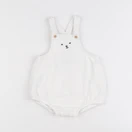 Boutchou - salopette blanc - 3 mois