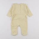 Vertbaudet - pyjama velours jaune - 9 mois