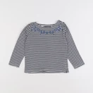 Boutchou - tee-shirt bleu, blanc - 24 mois
