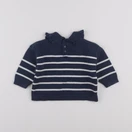 Vertbaudet - pull bleu - 9 mois