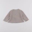 Vertbaudet - gilet beige - 3 mois