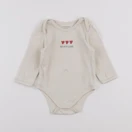 Vertbaudet - body beige - 12 mois