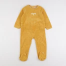 Vertbaudet - pyjama velours jaune - 3 ans
