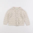 Vertbaudet - gilet beige - 2 ans