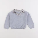 Vertbaudet - pull bleu - 36 mois