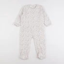 Vertbaudet - pyjama velours beige - 3 ans