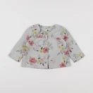 Petit Bateau - sweat gris - 12 mois