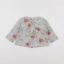 Petit Bateau - sweat gris - 12 mois
