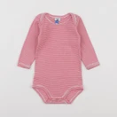 Petit Bateau - body rose - 6 mois
