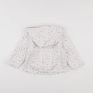 Vertbaudet - veste doublé blanc, rose - 18 mois