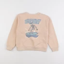 Vertbaudet - sweat imprimé au dos rose - 8 ans