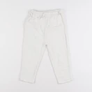 Vertbaudet - pantalon blanc - 36 mois