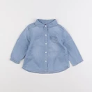 Vertbaudet - chemise bleu - 12 mois