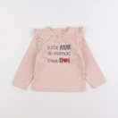 Vertbaudet - tee-shirt rose - 24 mois