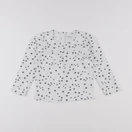 Vertbaudet - tee-shirt bleu, blanc - 36 mois