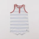 Petit Bateau - combinaison bleu - 6 mois
