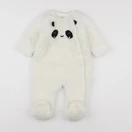 Vertbaudet - pyjama velours beige - 9 mois