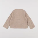 Vertbaudet - chemise beige, marron - 24 mois