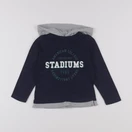 Eden & Victor - tee-shirt bleu, gris - 3 ans