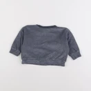Petit Bateau - sweat gris - 6 mois