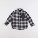 Vertbaudet - chemise beige, bleu - 4 ans