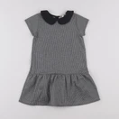 Vertbaudet - robe blanc, noir - 4 ans