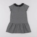 Vertbaudet - robe blanc, noir - 4 ans