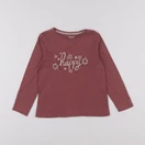 Vertbaudet - tee-shirt rose - 6 ans