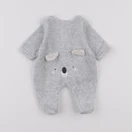 Vertbaudet - pyjama velours gris - Prématuré