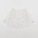 Vertbaudet - blouse blanc - 6 mois
