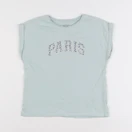 Vertbaudet - tee-shirt vert - 6 ans