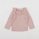 Vertbaudet - pull rose - 9 mois