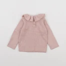 Vertbaudet - pull rose - 9 mois