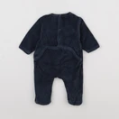 Vertbaudet - pyjama velours bleu - 1 mois