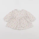 Vertbaudet - robe blanc, rose - 6 mois