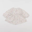 Vertbaudet - robe blanc, rose - 6 mois