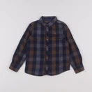 Okaidi - chemise bleu, marron - 4 ans