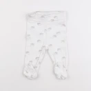 H&M - legging blanc - 2/4 mois