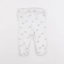 H&M - legging blanc - 2/4 mois