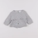 Vertbaudet - sweat gris - 3 mois