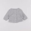 Vertbaudet - sweat gris - 3 mois