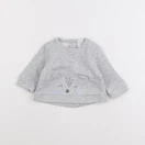 Vertbaudet - sweat gris - 3 mois