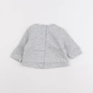 Vertbaudet - sweat gris - 3 mois