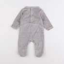 Vertbaudet - pyjama velours gris - 3 mois