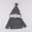 Vertbaudet - gilet gris - 3 mois