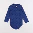 Petit Bateau - body à col bleu - 18 mois
