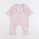 Petit Bateau - pyjama coton rose - 6 mois